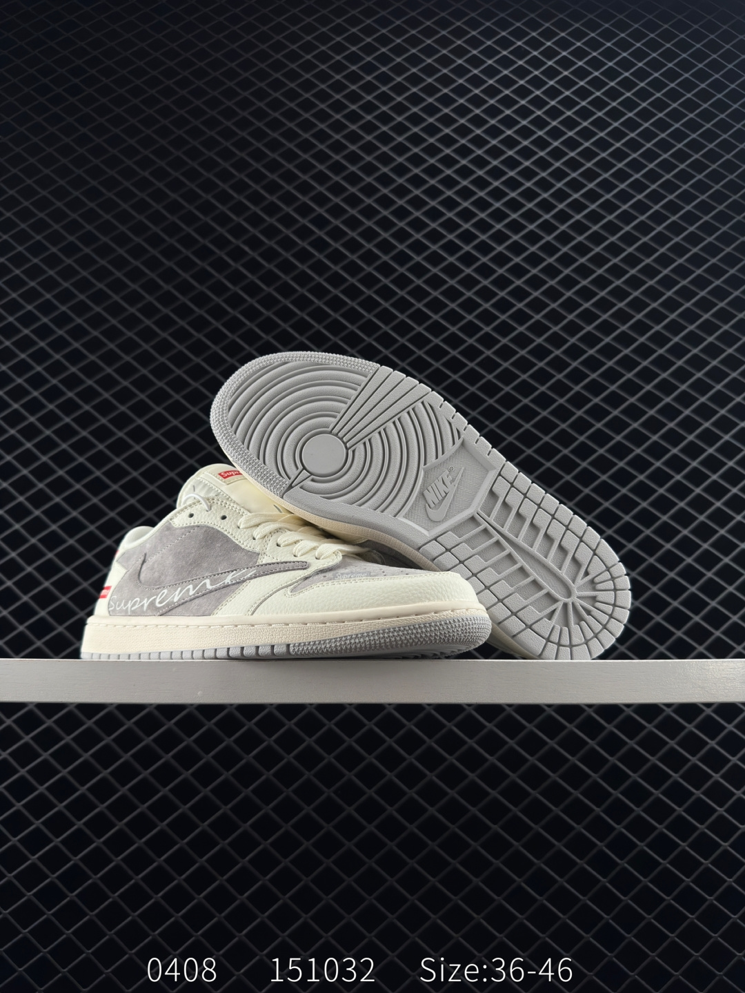 TS x Air Jordan AJ1 Low x Supreme